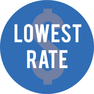 "lowest rate" graphic